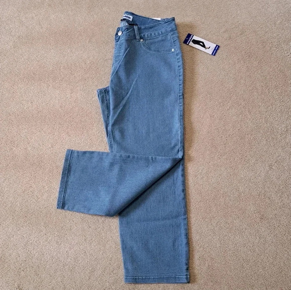 ❤️ NWT Nygard Skinny Crop Denim Size 12 Women's Slim Leg Stretch Jeans Blue - Picture 12 of 12